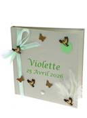 Livre d' Or Personnalisable Colombe Coloris au Choix - Dragées Colombe