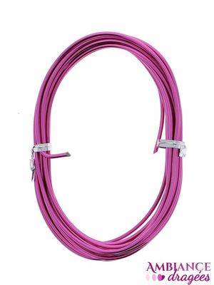 Fil Aluminium fuchsia 2 mm