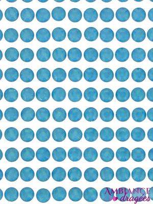 Brillant adhésif turquoise x 234