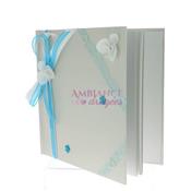 Livre d'or mariage bleu turquoise