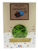 Dragées Chocolat Vert Pomme 71% de cacao