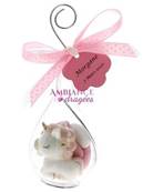 Goutte drages Licorne rose