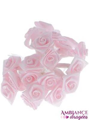Fleur mini rose rose x 12