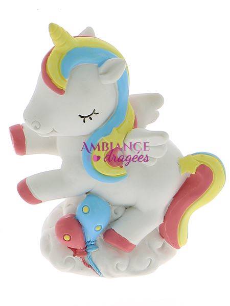 Tirelire licorne baby - Ambiancedragées