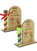 Cadeau Parrain Marraine Éprouvette Bois Toy Story - Dragées Baptême Toy Story