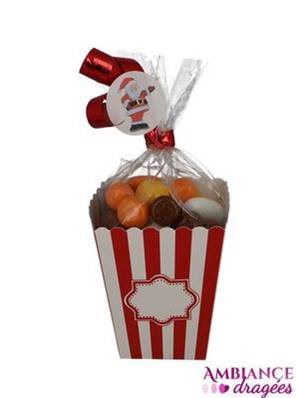Boite Popcorn de Noël