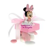 Cube dragées rose bébé Minnie