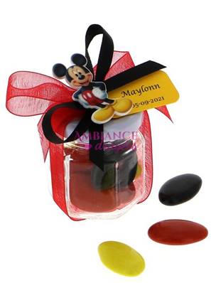 Pot confiture dragées Mickey