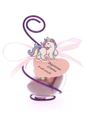 Boule dragées Licorne
