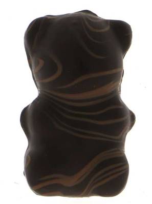 Ourson Guimauve Praliné Noisette Enrobage Noir - Ourson Guimauve