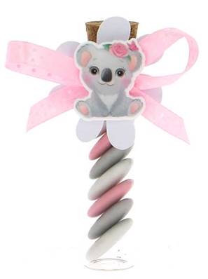 Éprouvette Dragées Baptême Koala - Dragées Baptême Koala