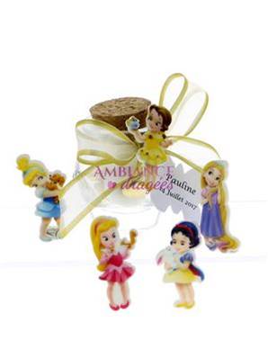 Pot jar dragées bébés princesses