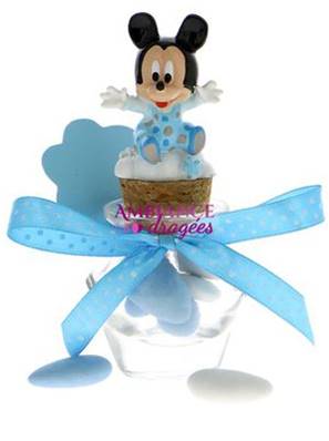 Pot jar dragées bébé Mickey