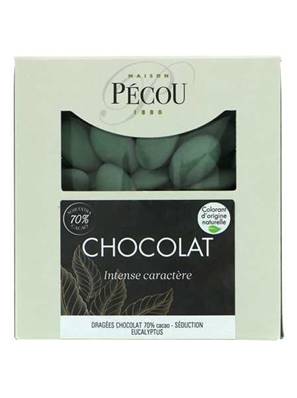 Dragées Chocolat eucalyptus 70% de cacao