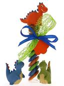 Éprouvette Dragées Baptême Dinosaure - Dragées Baptême Dinosaure