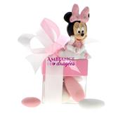 Cube dragées rose bébé Minnie