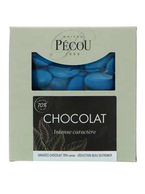 Dragées Chocolat Bleu Outre Mer 70 % de cacao