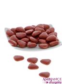 Drages Mini Coeur Chocolat Rouge