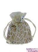 Sachet drages communion vintage