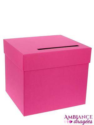 Urne mariage fuchsia