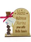 Cadeau Maîtresse, Maître Bois Personnalisé - Cadeau fin d'année